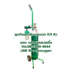 ชุดถังออกซิเจนเหล็ก-ขนาด-0.5-คิว-พร้อมใช้